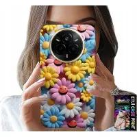 Inny producent Hülle für Realme 14 Pro 5G - Bunte Blumen, Gänseblümchen-Design
