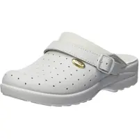 Scholl Uni Clog Racy Schuh für Medizinisches Fachpersonal, Weiß, 40 EU