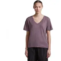 Icebreaker W Mer 150 Tech Lite Short Sleeve Relax V Neck Tee grey plum (IB0N1) XS