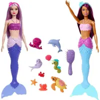 Barbie Meerjungfrau Puppe mit Zubehör