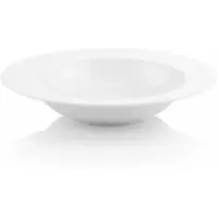 Wilmax England Wilmax Tiefer Teller 25.5 cm 600 ml aus Porzellan, Weiß, 3er Set