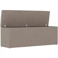 BRUNO Betttruhe 160cm in Taupe Grau-Beige | zusätzlicher Stauraum & elegantes Design
