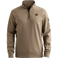PME Legend Sweatshirt mit halbem Reißverschluss und Badge
