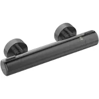 Kuchinox PRETTO GRAPHITE Wand-Duscharmatur mit Thermostat