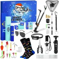 Merkloos Adventskalender für Angler mit 24 Überraschungen