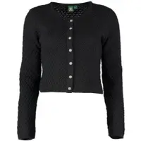 Os-trachten Strickjacke Quivun in schwarz | Gr.: 36
