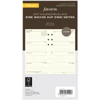 Filofax Kalendereinlagen 27-68458, Cotton Cream, Jahr 2027, 1 Woche auf 2 Seiten, Personal