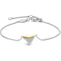 Ti sento Damen-Armband 925er Silber Zirkonia Ti Sento Milano Bicolor