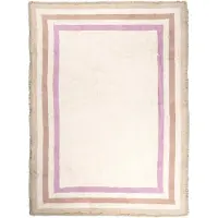Little Olly Waschbarer Kinderteppich | Milo Rosa | 140x200cm | Pink | Rechteckig