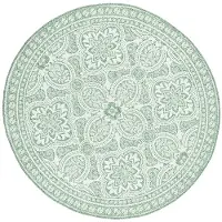 De Onlinewinkelier b.v. In- & Outdoor Teppich Rund - Summer Oriental Grün
