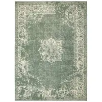 De Onlinewinkelier b.v. Teppich Vintage | Wonder Grün | 160x220cm | Grün | Rechteckig