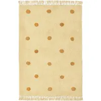 Little Olly Teppich Kinderzimmer | Lou Dots Gelb | 120x170cm | Gelb | Rechteckig