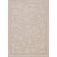 Little Olly Waschbare Spielmatte Baby | Flo Beige | 150x200cm | Creme | Rechteckig
