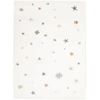 Little Olly Waschbarer Kinderteppich | Ravi Stars Bunt | 120x170cm | Mehrfarbig | Rechteckig