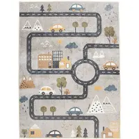 Little Olly Waschbarer Kinderteppich | Ravi Road Bunt | 120x170cm | Mehrfarbig | Rechteckig