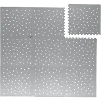 Little Olly Puzzlematte | Alfie XL Sprinkles Grau | 180x180cm | Grau | Rechteckig