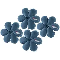 Newgen medicals 4 aufblasbare Reisekissen in Blumenform mit integriertem Saugnapf