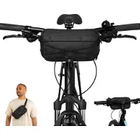Merkloos Wasserdichte Fahrradtasche 2 in 1 mit Reißverschluss