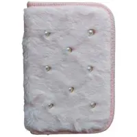 Astra Fluffy Pearl Pink Einzelnes Federmäppchen ohne Inhalt