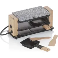 kela Steingrill, für 2 Personen, 300 W, Granit, Holz, Stahl, 27 x 11 x 13 cm - | Bedretto