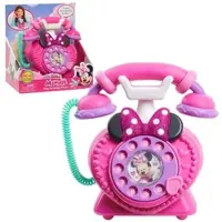 Just Play Disney Junior Minnie Mouse Ring Me Spieltelefon Wählscheibe Licht + Sound 3+ | Gr.: onesize