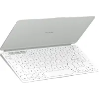 Logitech 920-013005, QWERTZ, Deutsch, Scherenschalter, 1,8 cm, 1 mm, Weiß