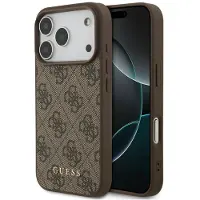 GUESS - Hardcase 4G Classic Logo (GUHCP18LG4GFBR) - iPhone 18 Pro - Brown
