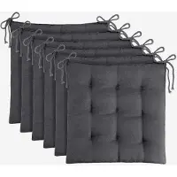 Unyqoos Ibenzoa Premium Gartenkissen – 9‑Punkt‑Steppung, wasserabweisender & UV‑beschichteter Bezug, synthetische Füllung, verstellbare Befestigung, für Garten & Terrasse