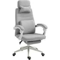 Vinsetto Bürostuhl Gamingstuhl Ergonomisch Polyester Schaumstoff Kunststoff
