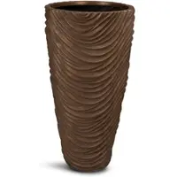 Fleur Ami Curved River Bodenvase, Ø 40 cm, Höhe 75 cm Bronze