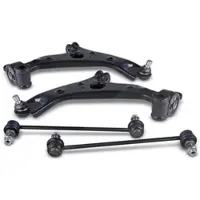 BESTPRICE 2x Querlenker + 2x Koppelstange vorne [Hersteller-Nr. 41860319] für Mazda