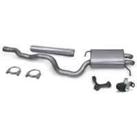 BESTPRICE Endschalldämpfer + Montagematerial [Hersteller-Nr. 40978665] für VW