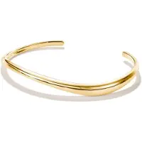 Thomas Sabo Armreif "Fluid Elegance Armreif gelbgoldfarben" Gr. 17, gold (gelbgoldfarben), Armbänder, Damen, 17, Metall, Armreif