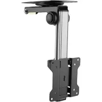 InLine Unterschrank-Halterung, für Monitore bis 68cm (27"), bis 20kg, Tisch/Bank, 20 kg, Schwarz, Grau, 75 x 75 mm, 100 x 100 mm, 75 x 75,100 x 100 mm