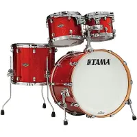 Tama Starclassic Walnut/Birch 22" 4-tlg. Kesselsatz Garnet Red Sparkle