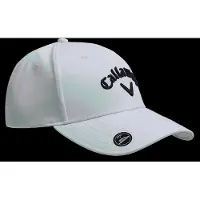 Callaway Cap Stitch Magnet, weiss/schwarz