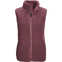 Killtec Funktionsweste "KOW 7 WMN VST" Kuschelige Sherpa Fleeceweste, Stretch, Zipper-Taschen, Kinnschutz