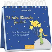 Sonstige Verlage Postkarten-Adventskalender. Der Kleine Prinz. 24 liebe Wünsche für dich