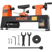 Vevor Drechselbank 20 x 33 cm 1/3 PS Tischdrehbank für Weich- und Hartholz