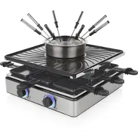 Princess Raclette- & Fonduegrill, 31x31cm, 1700W, 1,3L