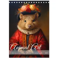 CALVENDO Tierkunst – Eine Sammlung von Renaissance-Gemälden mit Tiermotiven (Schreibtischkalender 2027, DIN A5, Hochformat), 12-Monats-Schreibtischkalender