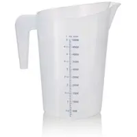 WAS Germany Messbecher, Ø 22,5 cm, 5 ltr., mit 100 ml Skalierung, Polypropylen