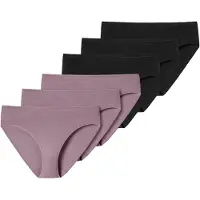Schiesser Damen Slips 6er Pack - Jazz-Pants, Cotton Essentials, Basic, Stretch