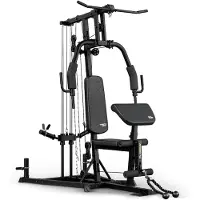 Trex Sport Kraftstation TX-650HG | Fitnessstation Multistation, Seilzug oben & unten, Curlpult, Butterfly, Brustpresse, Ganzkörpertraining Hantelbank