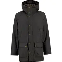 Barbour für Herren. MWX2494 Parka Bedale Wax olivgrün (M), Lässig, Baumwolle