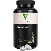 IK-Handelsgruppe Vita Elements Melatonin 365 Tabletten Jetlag Schlaf-Wach-Rhythmus Reisen Nahrungsergänzungsmittel