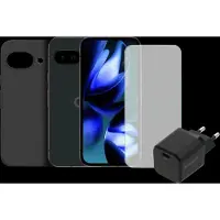 Google Pixel 9a 128GB Schwarz 5G + Komplettes Zubehörset