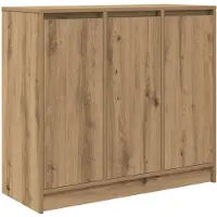 vidaXL Sideboard Artisan-Eiche 85x34x76 cm Holzwerkstoff