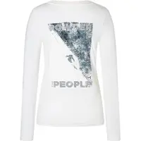 Super.natural W Powder TO The People BIO J LS fresh white/various (Y84) XL