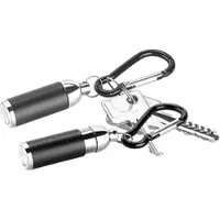 Pearl 2er-Set fokussierbare Mini-Taschenlampen mit Schlüsselanhänger